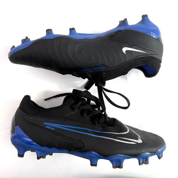 Nike Phantom GX Pro Firm Ground Soccer Cleats Black Blue DD9463-040 2023 Size 7 - Picture 1 of 10